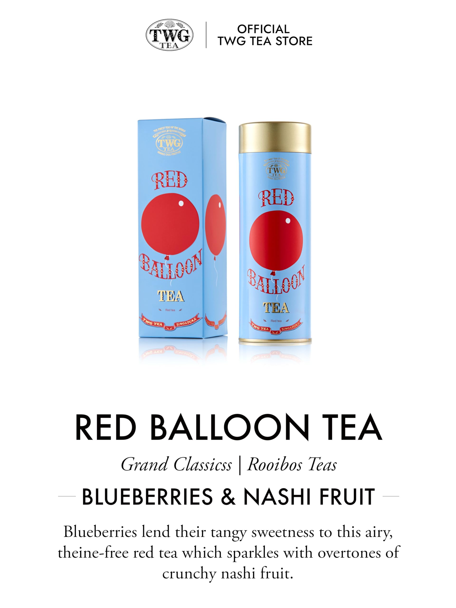Amazon.com : TWG Tea | Red Balloon Tea | Rooibos Tea | Coconut